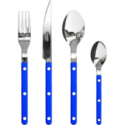 Sabre Paris Sada príborov Bistrot Brillant Lapis Blue 4 ks