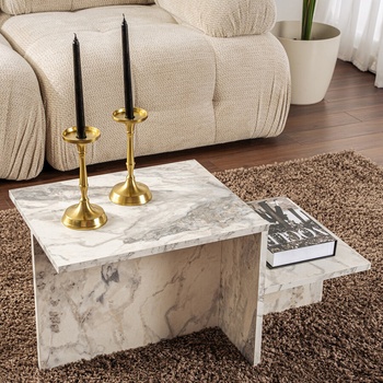 ASG Harmony - дизайнерска маса Freesia Marble (8684283111862)