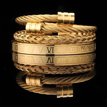 HARAHU Гривни ef-32950 - Златна kp32950 (ef-32950)