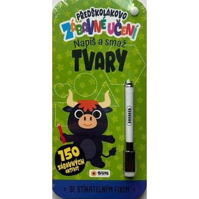 Předškolákovo zábavné učení Tvary napiš a smaž