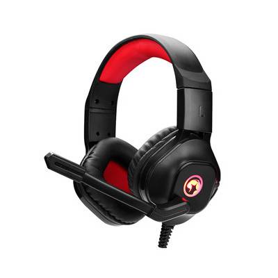 Marvo HG8929, slúchadlá s mikrofónom, drôtová čierna, podsvietená, 3.5 mm jack + rozdvojka + USB