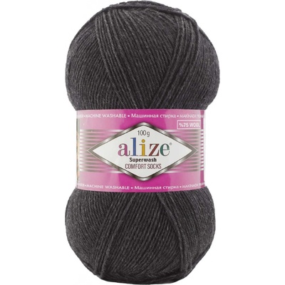 Alize Příze Superwash Comfort - 521 antracit