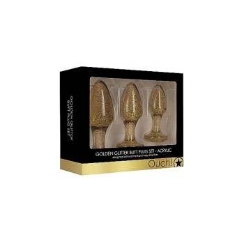 Boss of Toys EasyToys Acrylic Anal Plug Set 3 Sizes - Transparent, Smooth Surface