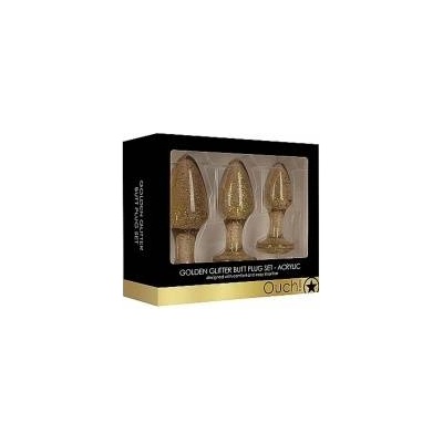 Boss of Toys EasyToys Acrylic Anal Plug Set 3 Sizes - Transparent, Smooth Surface