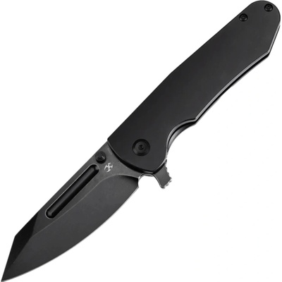 KANSEPT Superhawk Blackwash CPM S35VN 0,157 / 4,0mm Černý eloxovaný titanový Han