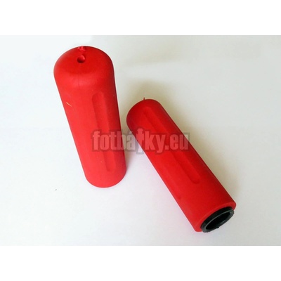 Stolní fotbal Pogumovaná rukojeť Roberto Sport tyče 18mm červená