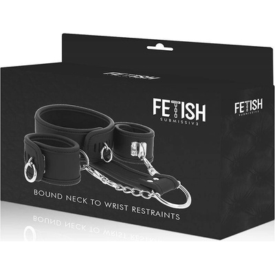 Fetish Submissive COLLAR AND HANDCUFFS