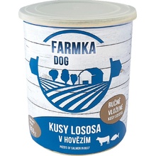 Sokol Falco Farmka Dog kusy lososa v hovězím 400 g