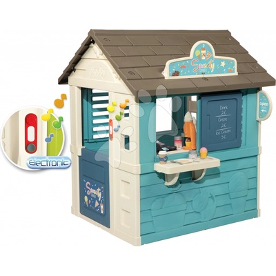 Smoby Domeček s obchodem Sweety Corner Playhouse a zvonek
