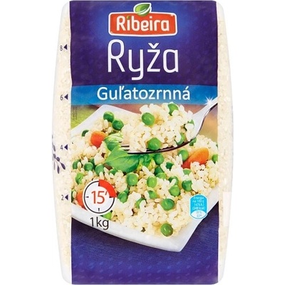 Ribeira Ryža guľatozrnná lúpaná 1 kg