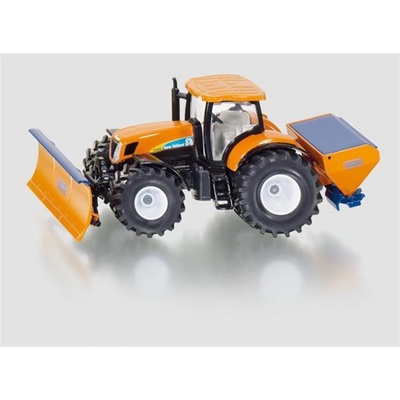 Siku Hračka Super Traktor s přední radlicí a sypačem soli 1:50