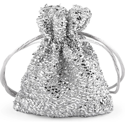 Prima-obchod Dárkový pytlík 8x10 cm exkluzivní, barva 1 stříbrná