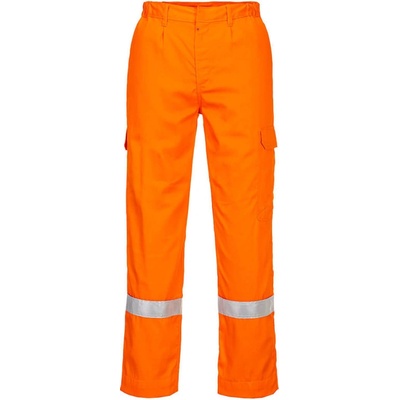 PortWest kalhoty FR412 do pasu odolné proti teplu oranžová