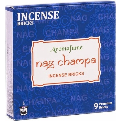 Nefertitis Vonné cihličky Aromafume Nag Champa 40 g 9 ks