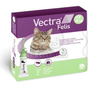 Vectra Felis капков разтвор за котки 3 x 0, 9 мл