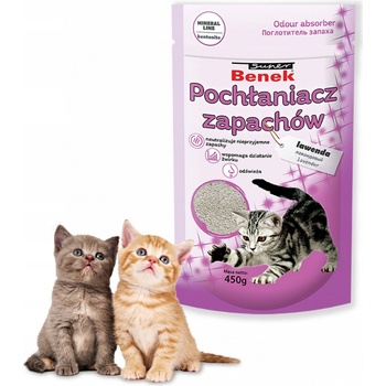 Benek Pohlcovač zápachu minerálny s vôňou levanduľa 450 g
