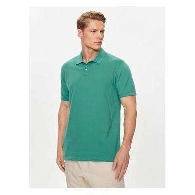 GAP Тениска с яка и копчета 586306-16 Зелен Regular Fit (586306-16)