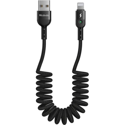 Mcdodo CA-6410 USB na Lightning, pružina, 1,8m