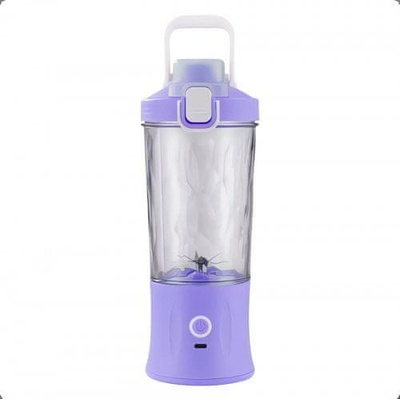 Verk 07296 Láhev se Smoothie mixérem LED RGB 600 ml fialová