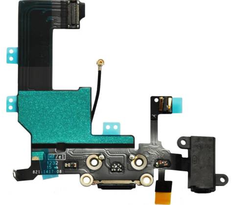 iPhone 5S Audio Flex Kabel Black