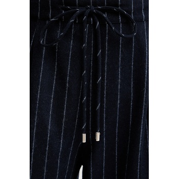 Liviana Conti Панталон Liviana Conti в тъмносиньо с широка каройка, с висока талия F5WL32 (F5WL32)