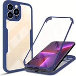 Techsuit Калъф за iPhone 13 Pro Max + Cover - Techsuit - ColorVerse 360 Series - Син