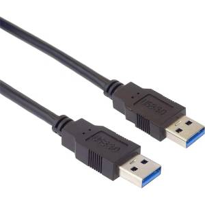 PremiumCord Кабел USB 3.0, суперскоростен, 5Gbps, A - A, M/M, 5 м, черен KU3AA5BK (KU3AA5BK)