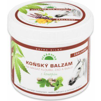 Koňský balzám s konopím HERBAVERA 500ml
