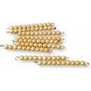 Montessori C152 9 zlatých perlových "desítek"