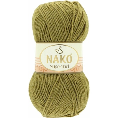 Nako Super Inci 13865 olivovo zelená