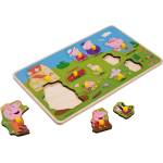 Eichhorn Дървен пъзел Eichhorn Peppa Pig 13 части, 30 × 18 см, 109265713