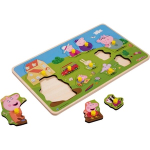 Eichhorn Дървен пъзел Eichhorn Peppa Pig 13 части, 30 × 18 см, 109265713