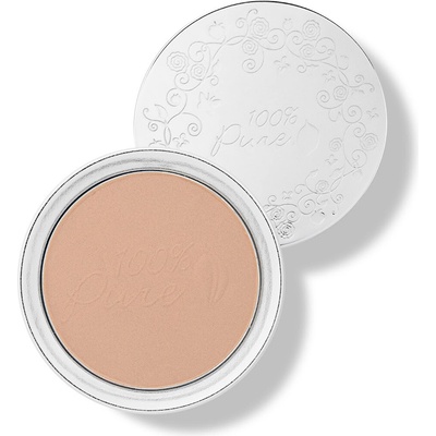 100%Pure Fruit Pigmented pleťový púder Peach Bisque 9 g