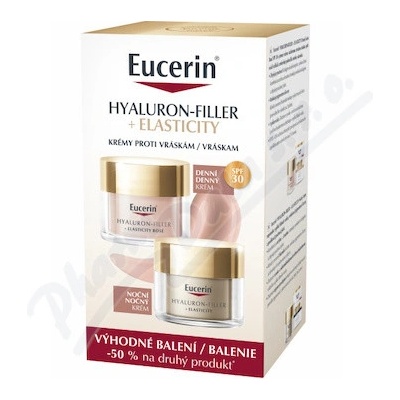 Eucerin Hyaluron-Filler + Volume denní a noční krém 2 x 50 ml 2024 – Zboží Dáma