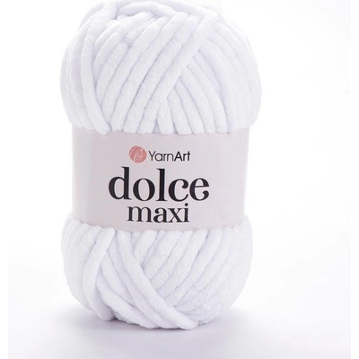 Yarn Art příze Dolce Maxi 741 bílá
