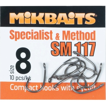 Mikbaits Specialist & Method SM 117 vel.10 10 ks