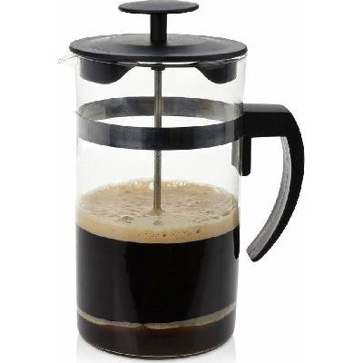 Excellent Houseware Vynikající skleněný bylinný nálevník na kávu a čaj 1 l s pístem