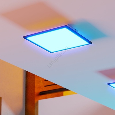 EGLO 901505-LED RGBW Димируемо тавaнно осветително тяло MORADILLO-Z LED/14W/230V 30x30cm черно (EG901505)