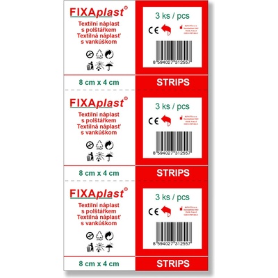 Alfa Vita Náplast FIXAPLAST STRIPS 3 ks