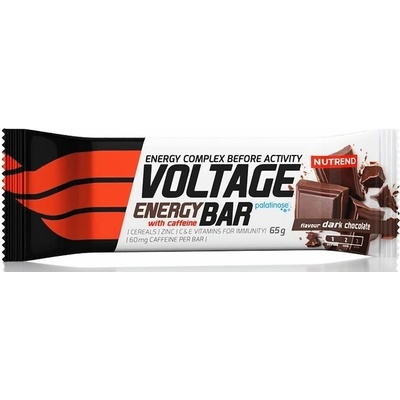 NUTREND VOLTAGE ENERGY BAR WITH CAFFEINE 65 g – Zbozi.Blesk.cz