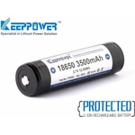 KeepPower Батерия Keeppower 18650 3500mAh 10A със защита за фенери (702000078)