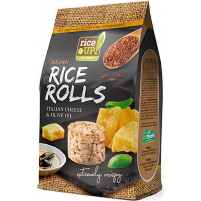 Rice Up Rýžové minichlebíčky špenát sýr a olivový olej 50 g