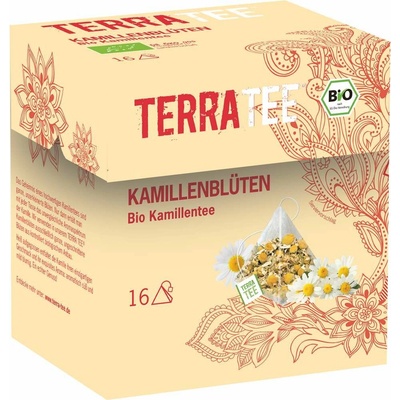 Terra Tea Bylinný čaj Heřmánkový květ bio BIO VEGAN 16 x 1,2 g