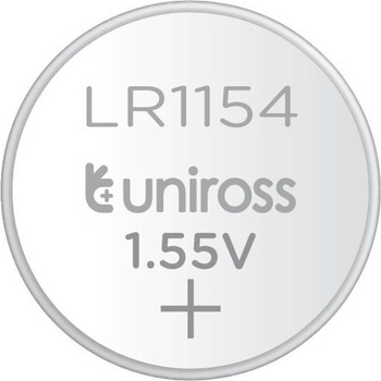 Uniross Батерии алкални Uniross 8298, LR1154/1G-13/SR44, 1.55V, 160mAh, 5бр (8298)