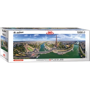 EUROGRAPHICS Панорамен пъзел Eurographics от 1000 части - Париж, Франция (60105373)