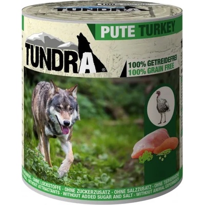TUNDRA grain free - консерва за кучета с пуешко месо, БЕЗ ЗЪРНО, 800 гр, Германия - 612ve