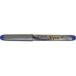 Pilot писалка V-Pen сребърна с капачка синя (SVP-4M-L)