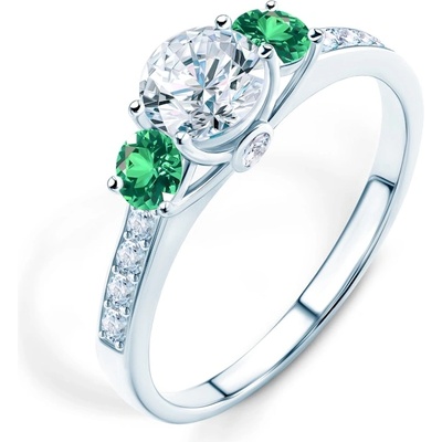 SAVICKI Годежен пръстен Dream: бяло злато, бял сапфир