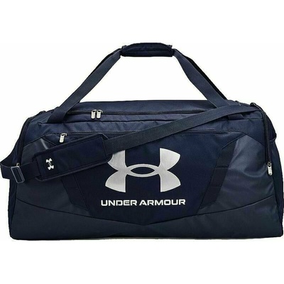 Under Armour UA Undeniable 5.0 Large Duffle Bag Midnight Navy/Metallic Silver 101 L – Zboží Mobilmania