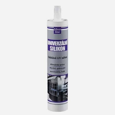 Den Braven Univerzální silikon Silver line, kartuše Univerzální silikon Silver Line 280 ml kartuše transparentní
